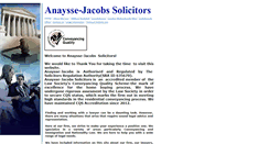 Desktop Screenshot of anaysse-jacobs.co.uk